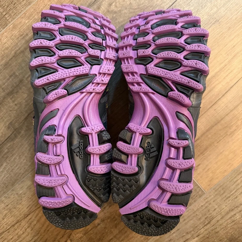 adidas Women’s 8 Kanadia TR Gray Purple‎ Athletic Shoes Running Hiking Outdoor